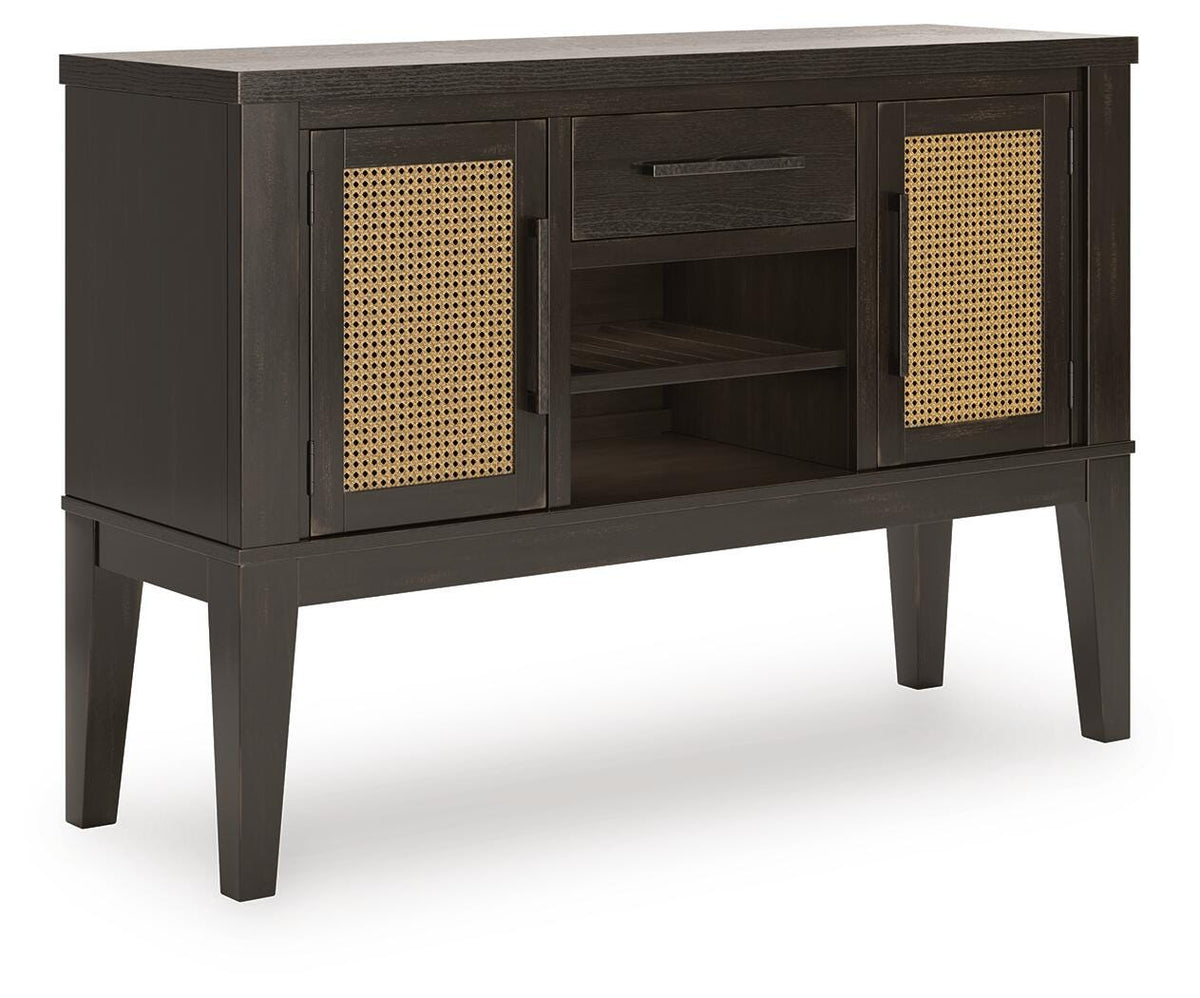 Galliden Black Dining Server from Ashley - Luna Furniture