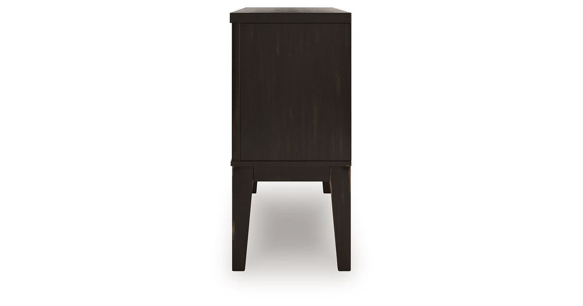 Galliden Black Dining Server from Ashley - Luna Furniture