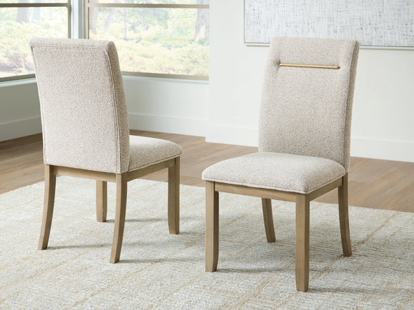 Lasinger Light Brown Dining Chair, Set of 2