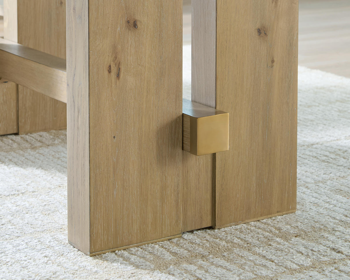 Lasinger Light Brown Counter Height Dining Table from Ashley - Luna Furniture