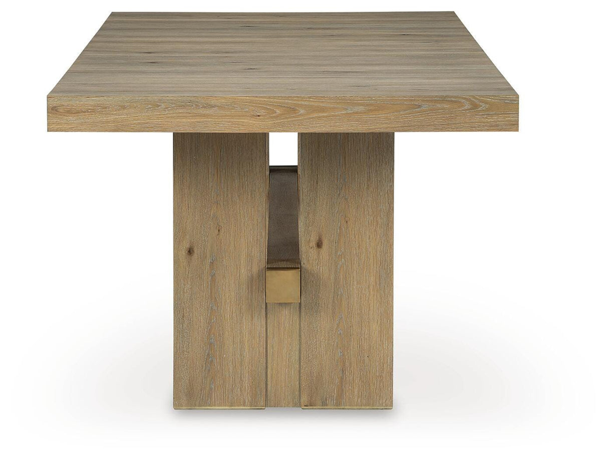 Lasinger Light Brown Dining Extension Table
