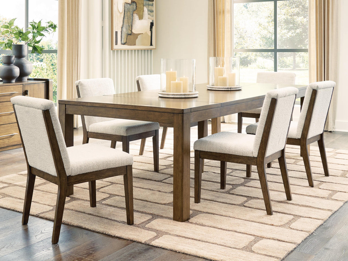 Marxmore Extension Dining Table and 6 Chairs from Ashley - Luna Furniture