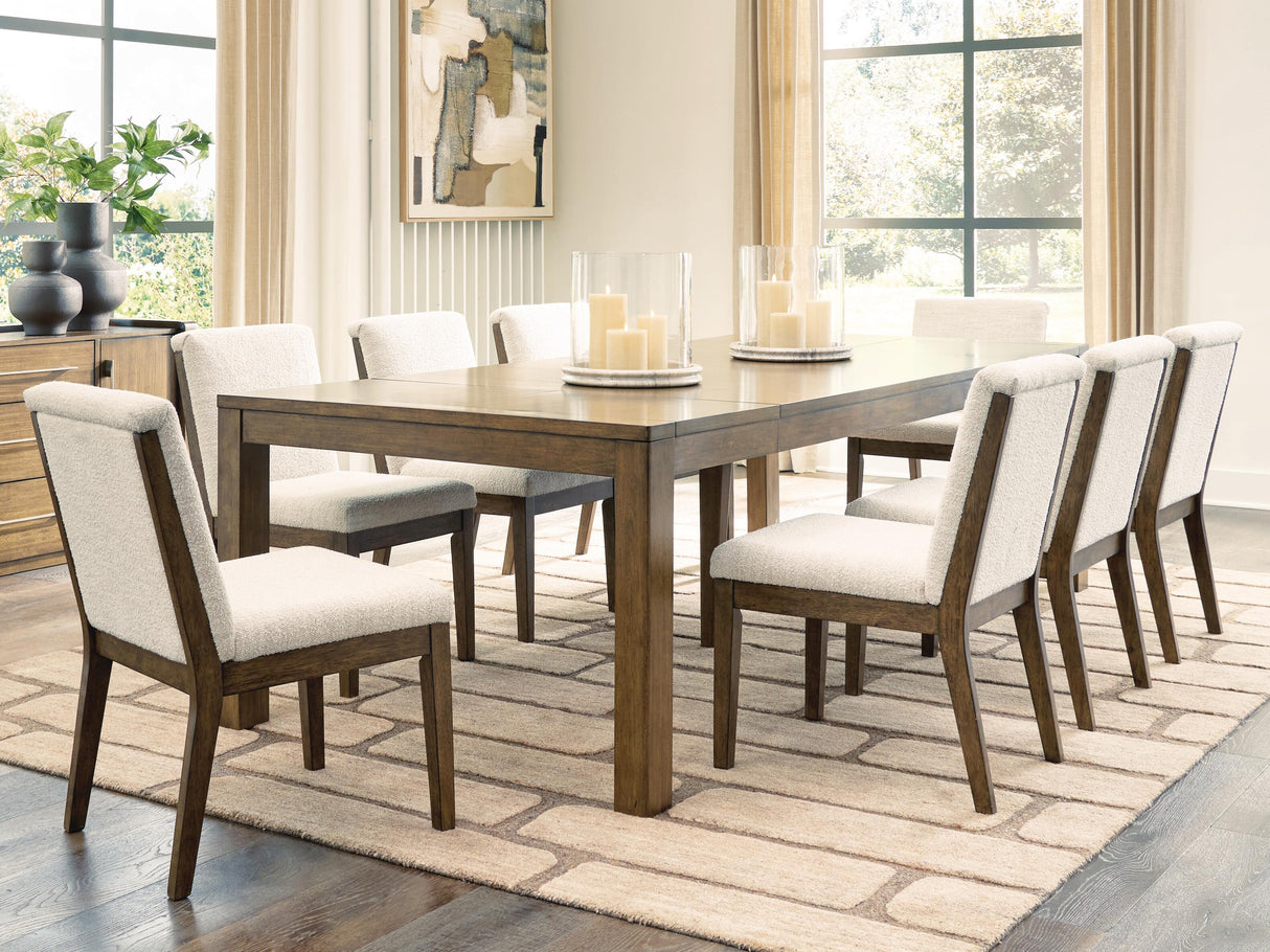 Marxmore Extension Dining Table and 8 Chairs from Ashley - Luna Furniture