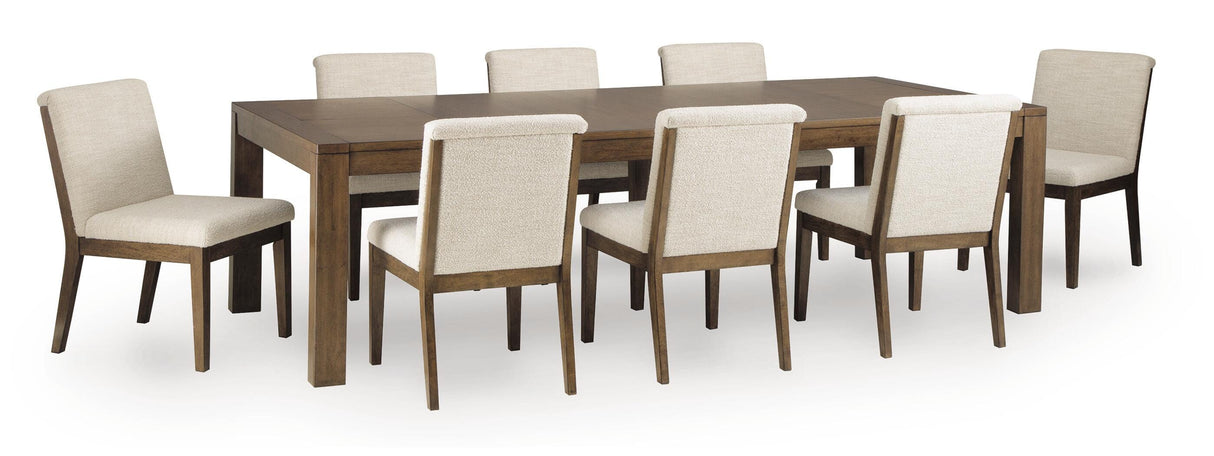 Marxmore Extension Dining Table and 8 Chairs from Ashley - Luna Furniture