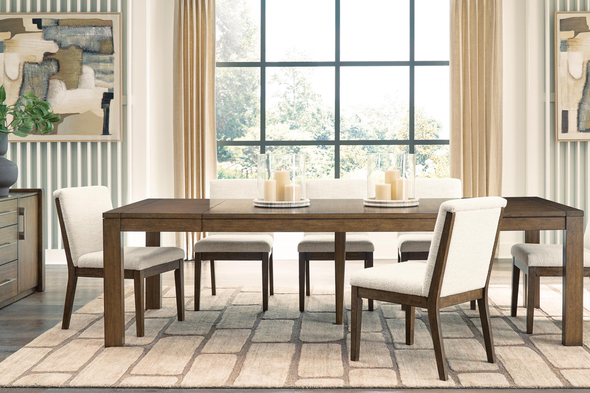Marxmore Extension Dining Table and 6 Chairs from Ashley - Luna Furniture