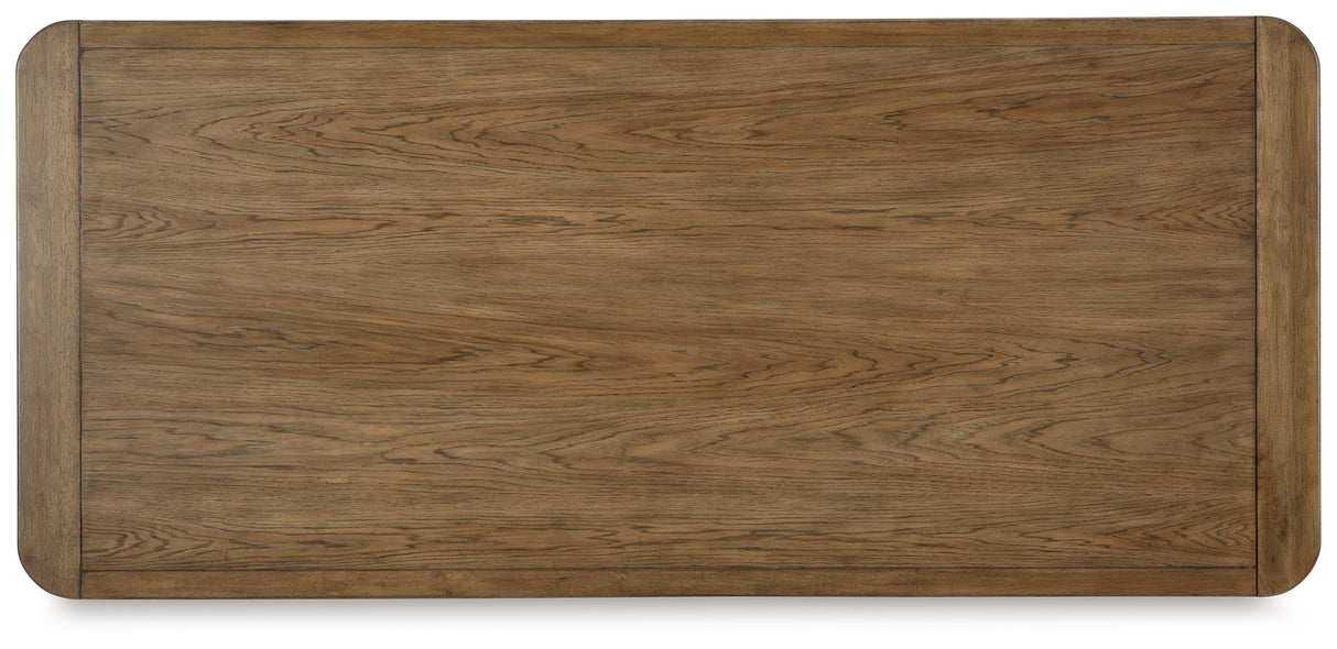 Cabalynn Light Brown Counter Height Dining Table and 4 Barstools from Ashley Furniture - Luna Furniture