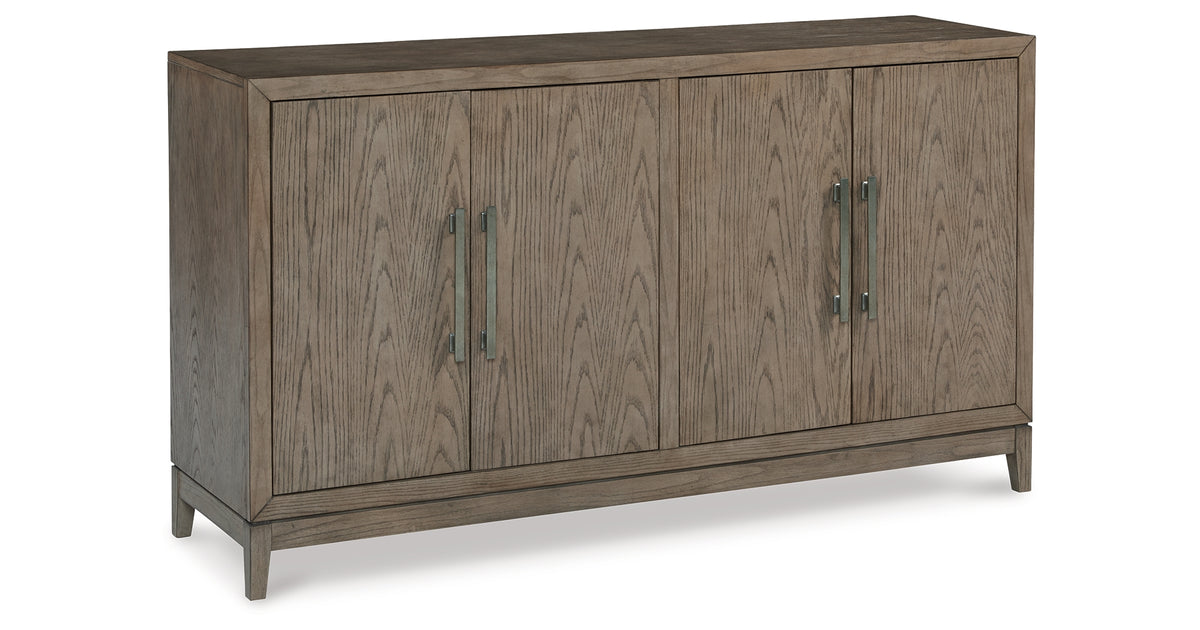 Chrestner Gray Dining Server from Ashley Furniture - Luna Furniture