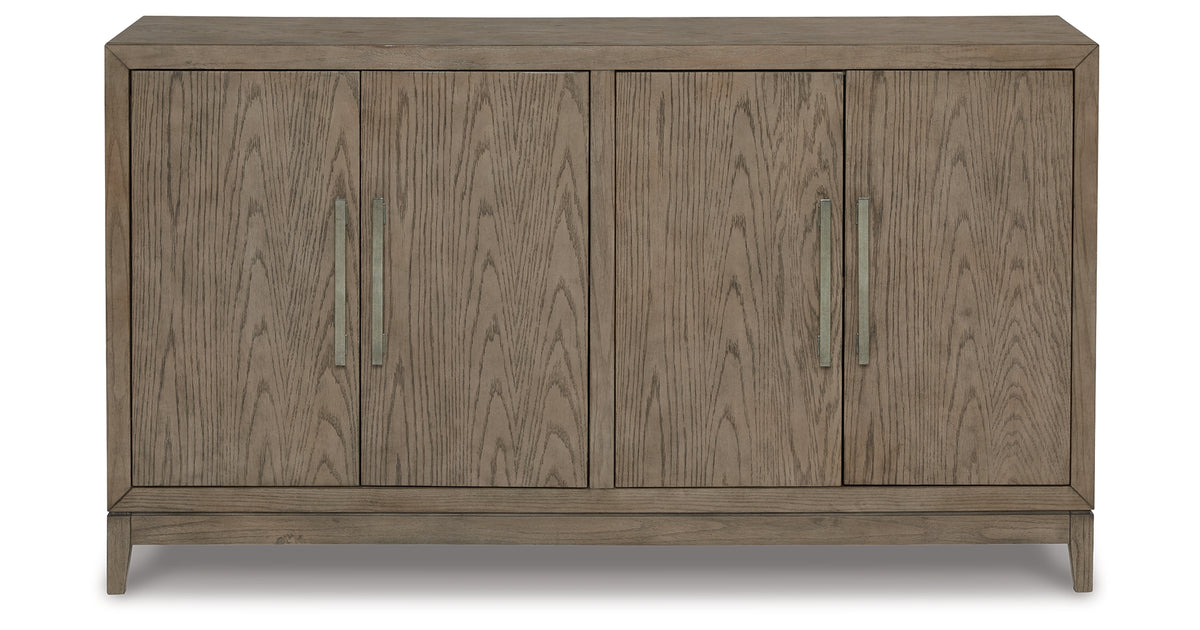 Chrestner Gray Dining Server from Ashley Furniture - Luna Furniture