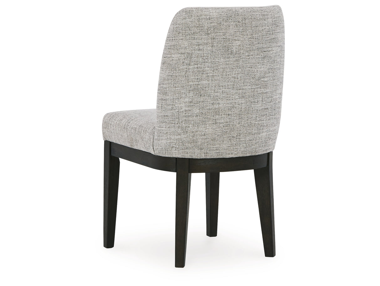 Burkhaus Dining Table and 8 Chairs with Storage in Dark Brown from Ashley - Luna Furniture