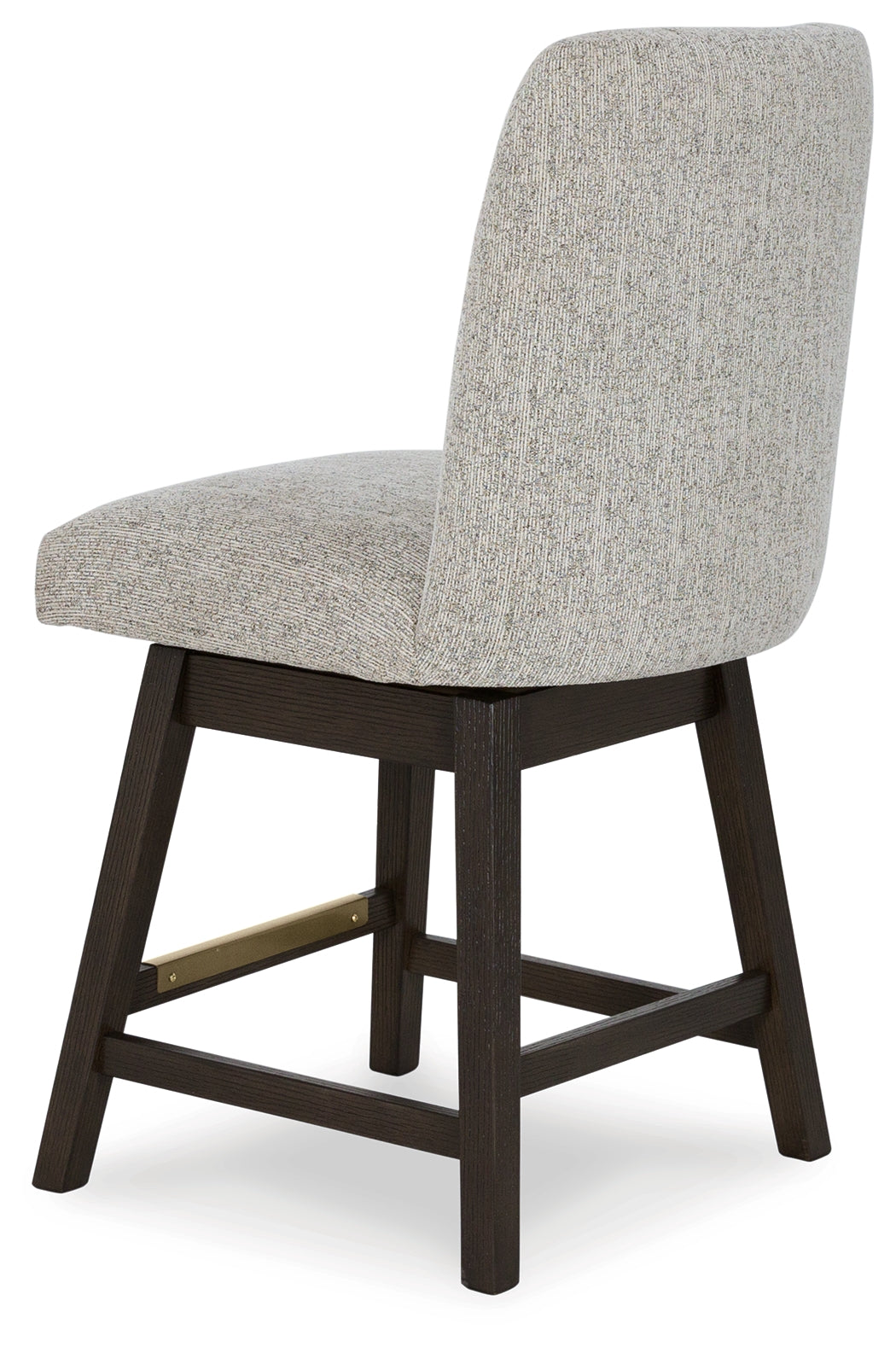 Burkhaus Beige/Dark Brown Counter Height Barstool, Set of 2 from Ashley - Luna Furniture