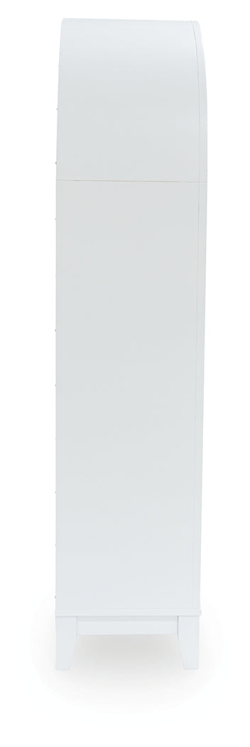 Dagandale White/Natural Accent Cabinet from Ashley - Luna Furniture