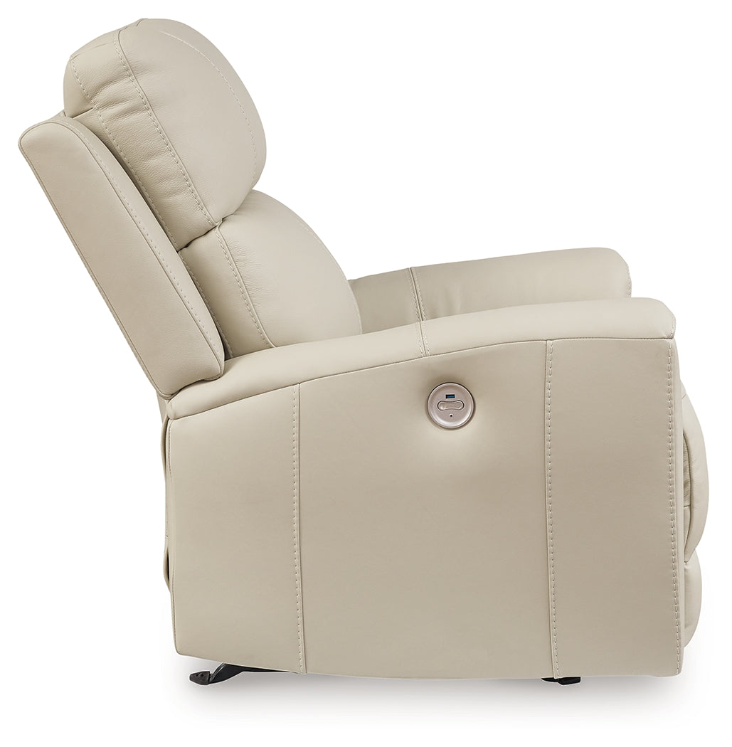 Dahlmoore Almond Power Recliner from Ashley - Luna Furniture
