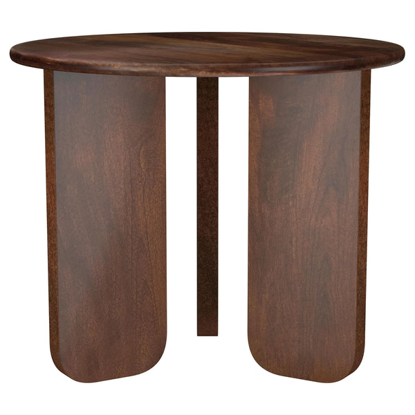 Dale Brown Round Solid Mango Wood Side End Table