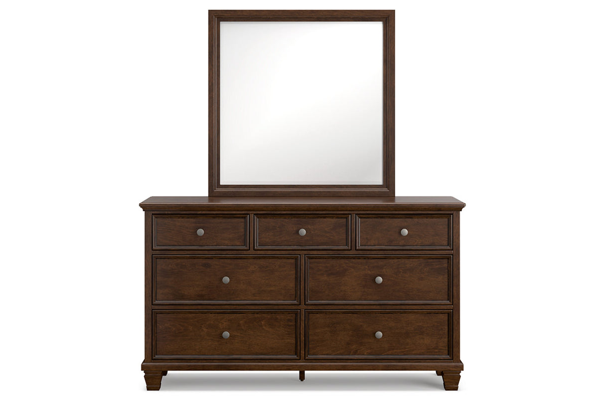 Danabrin Brown Dresser and Mirror from Ashley Furniture - Luna Furniture