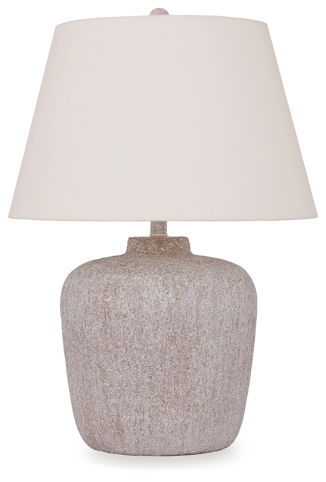 Danry 2-Piece Table Lamp Set in Distressed Cream from Ashley - Luna Furniture