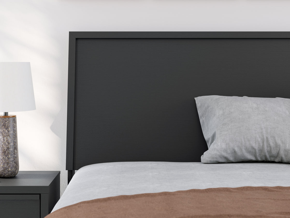 Danziar Black Full Platform Bed from Ashley Furniture - Luna Furniture