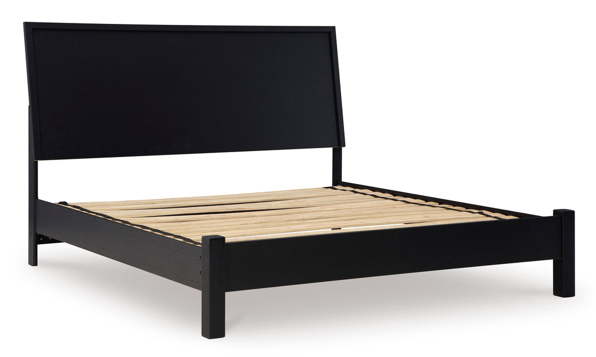 Danziar Black Platform Bedroom Set from Ashley Furniture - Luna Furniture