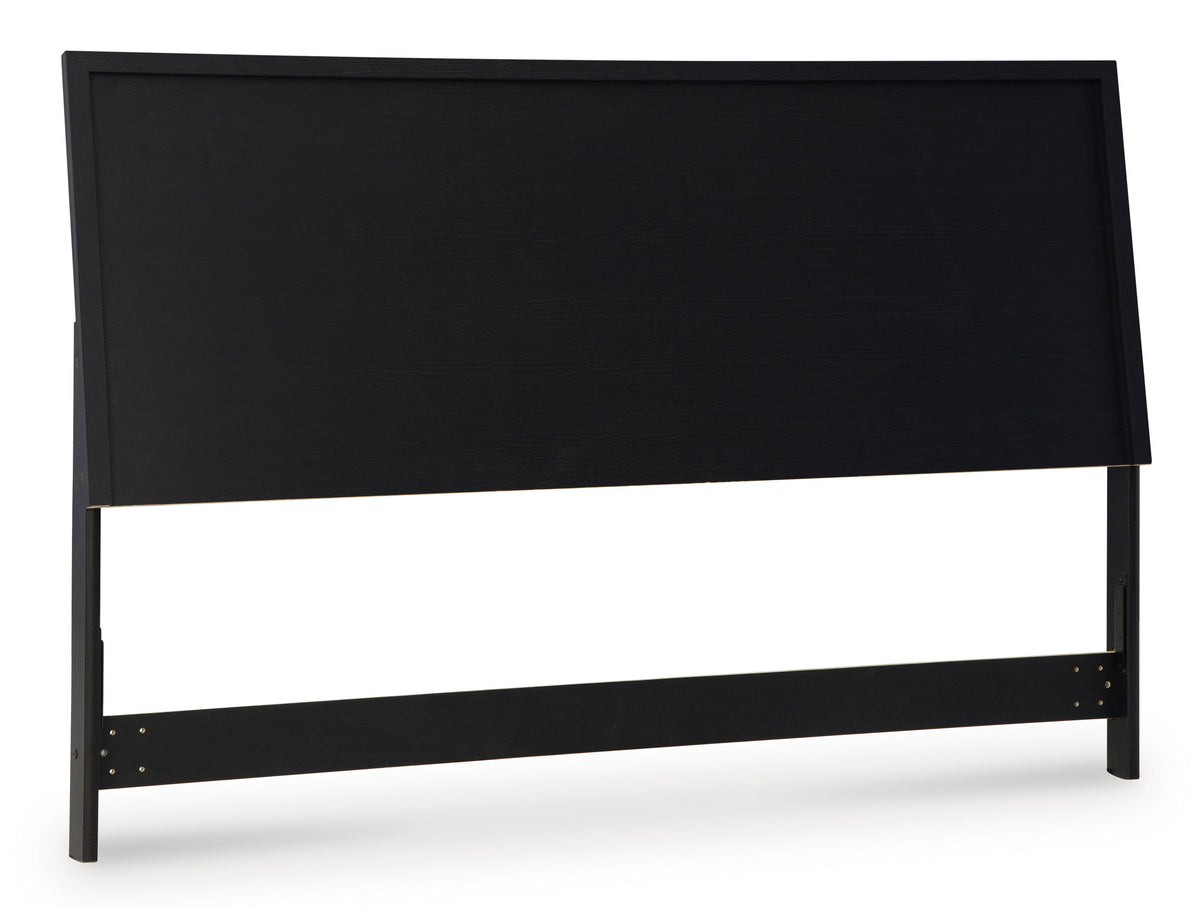 Danziar Black Platform Bedroom Set from Ashley Furniture - Luna Furniture