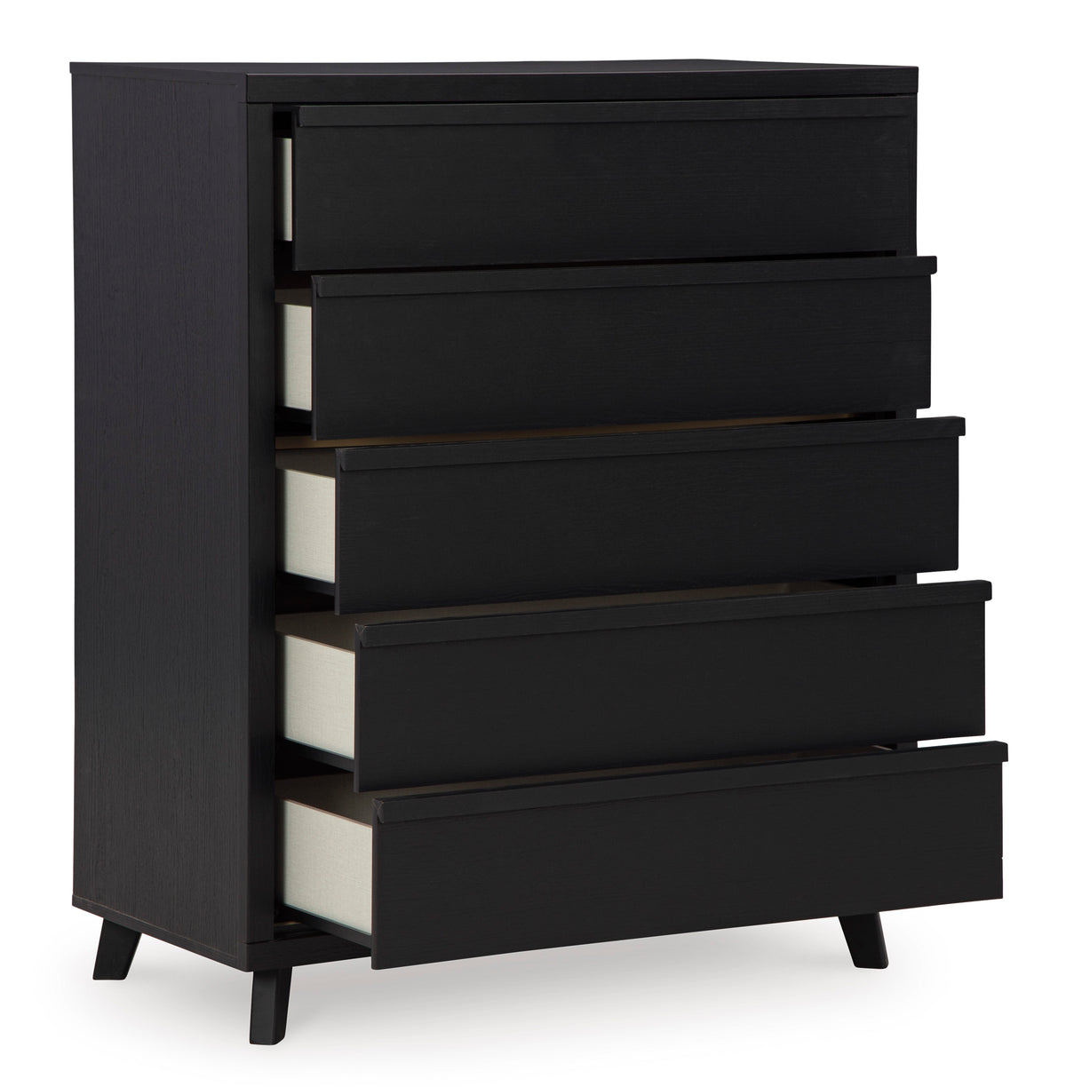Danziar Black Slat Platform Framed Bedroom Set from Ashley Furniture - Luna Furniture