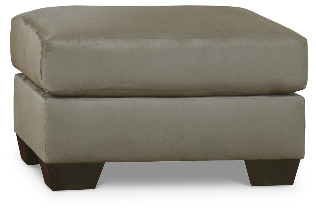 Darcy Sofa, Loveseat, Chair and Ottoman in Cobblestone from Ashley - Luna Furniture