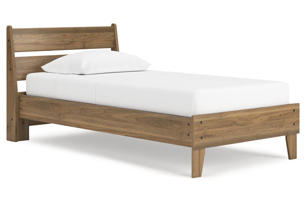 Deanlow Honey Twin Platform Bed