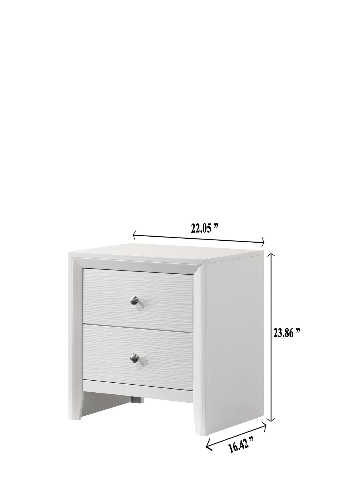Denker White Panel Bedroom Set from Crown Mark - Luna Furniture