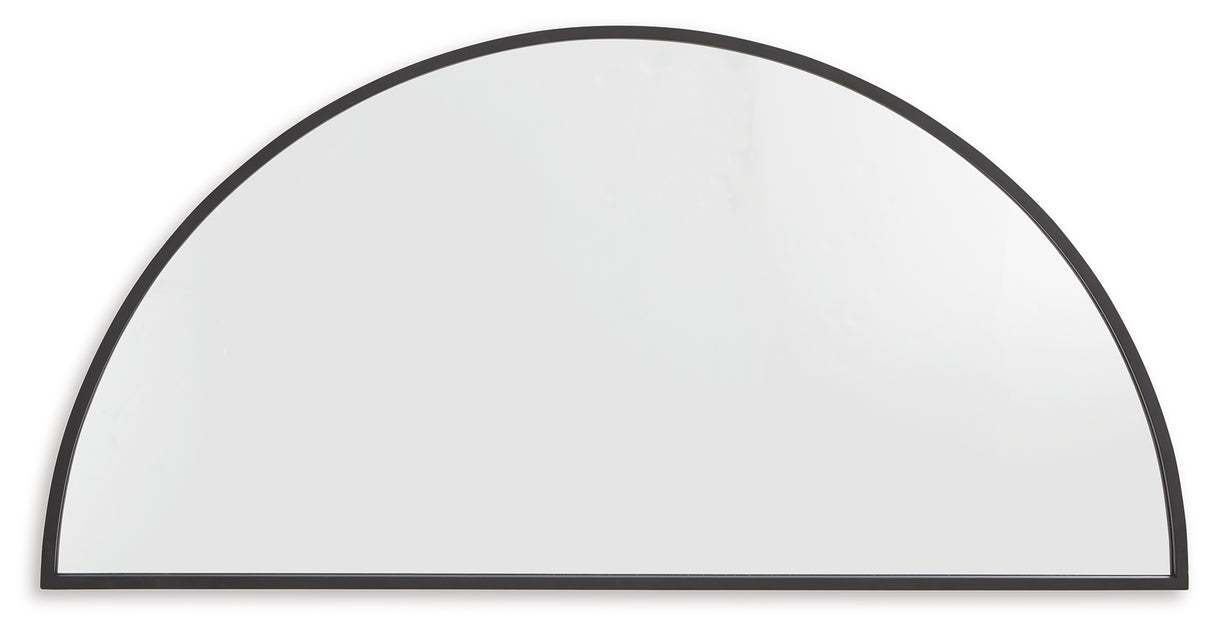 Denlow Black Accent Mirror from Ashley - Luna Furniture