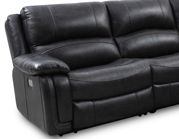 Denver LAF Dual-Power Recliner, Charcoal