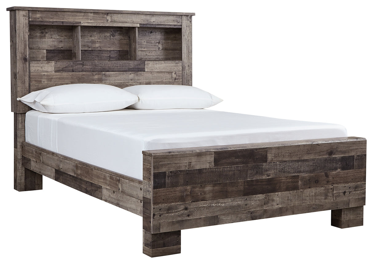 Derekson Full Panel Bed with Dresser in Multi Gray from Ashley - Luna Furniture