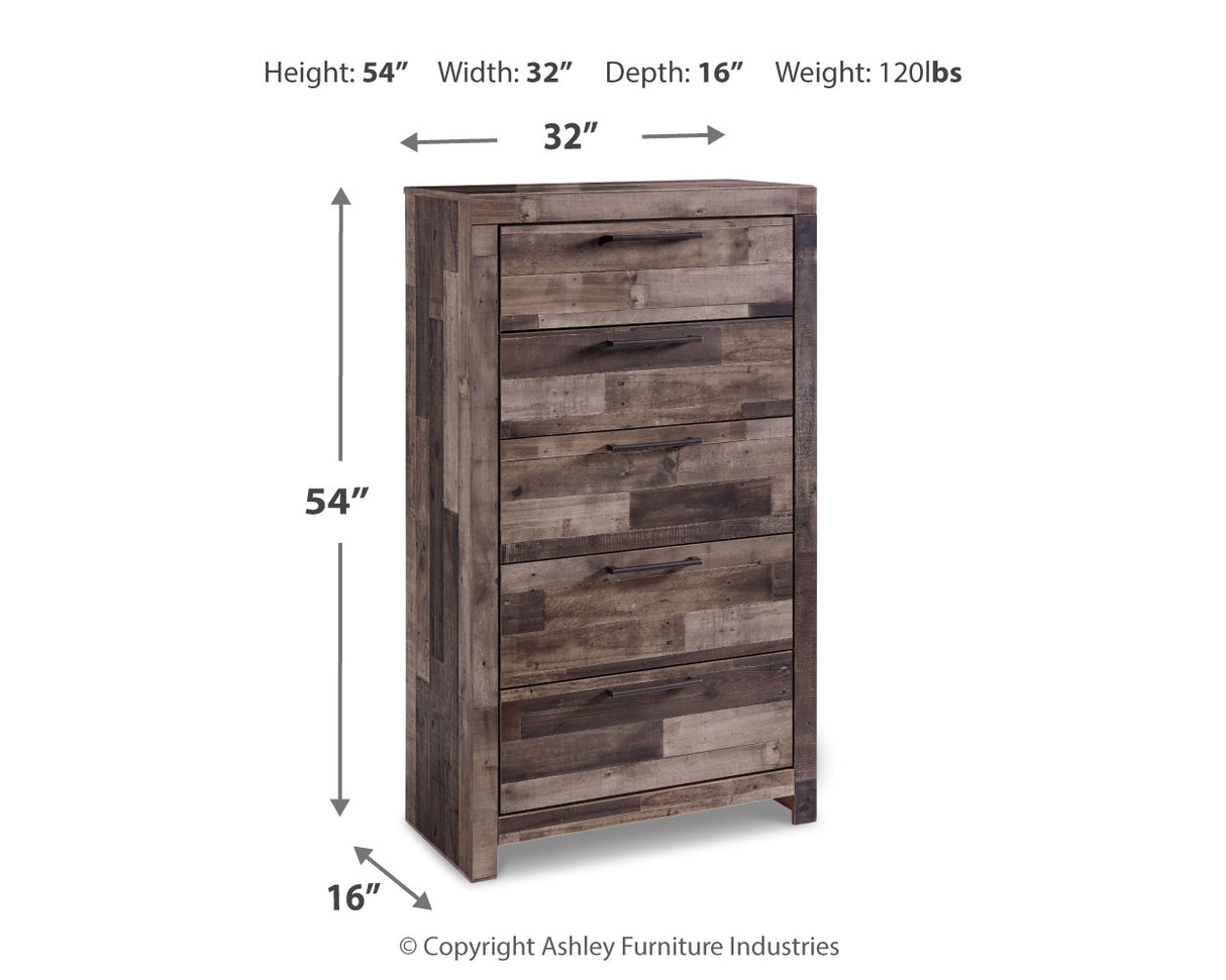 Derekson Multi Gray Queen Storage Bed and 2 Chests from Ashley - Luna Furniture