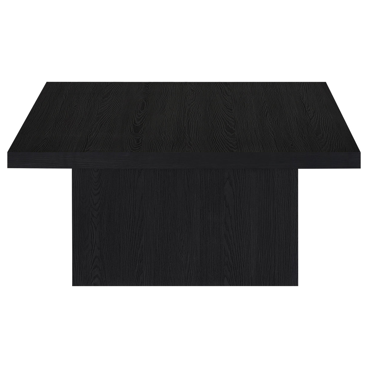 Devar Black 3-Piece Square Cocktail Coffee End Table Set from Coaster - Luna Furniture