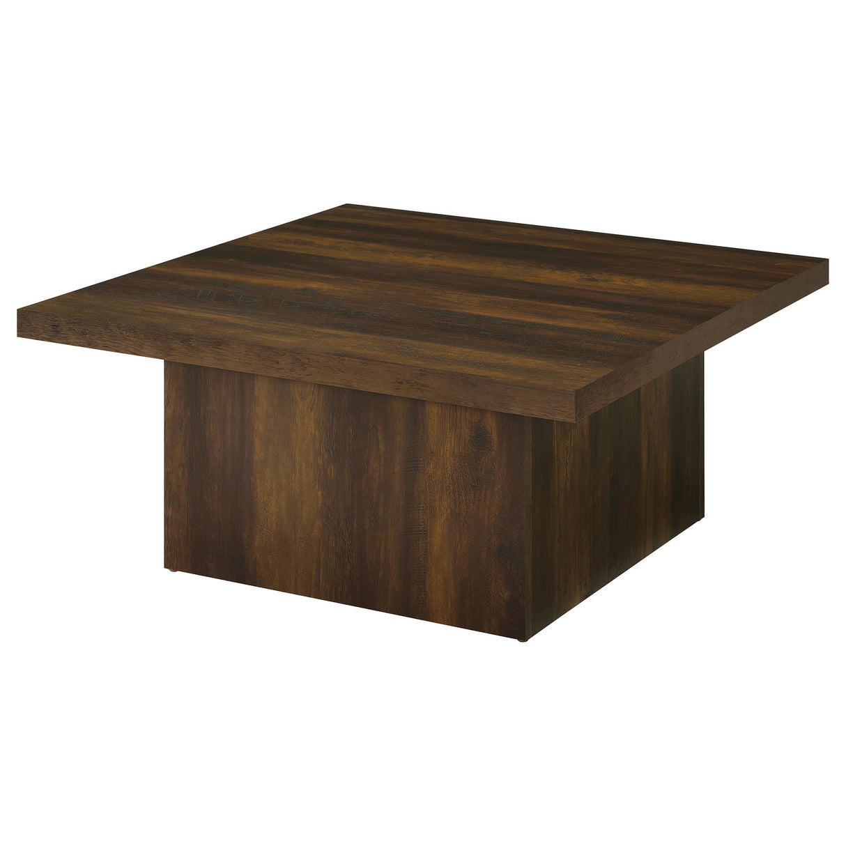 Devar Dark Pine Square Engineered Wood Cocktail Coffee Table from Coaster - Luna Furniture
