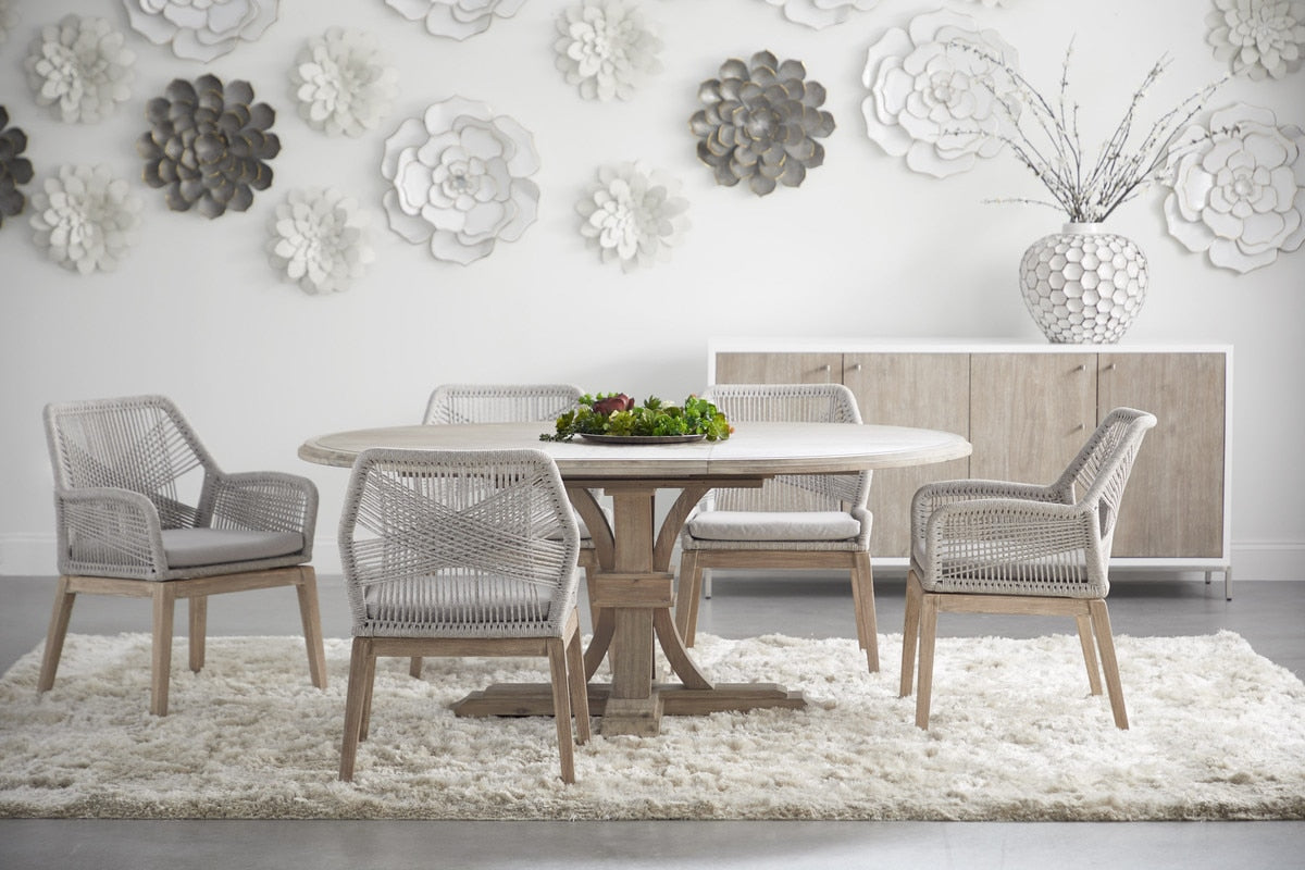 Devon 54" Round Extension Dining Table from Essentials For Living - Luna Furniture