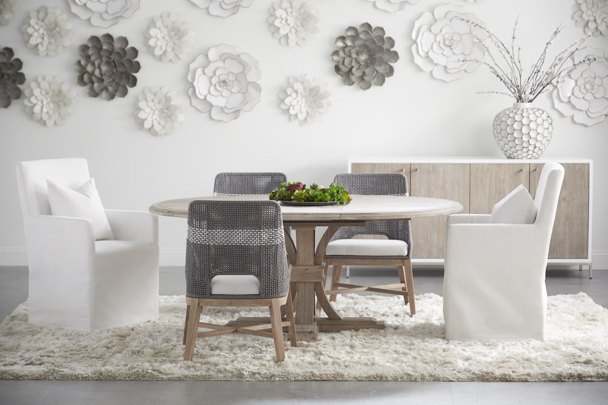 Devon 54" Round Extension Dining Table from Essentials For Living - Luna Furniture