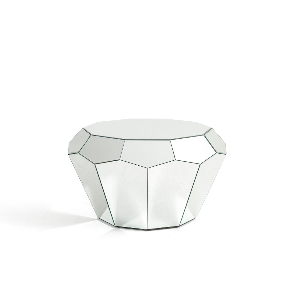 Diamond Mirrored Coffee Table from Nova Furniture - Luna Furniture