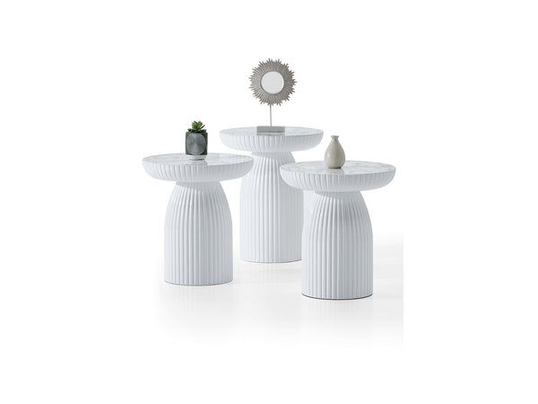Diamond Coffee Table in White