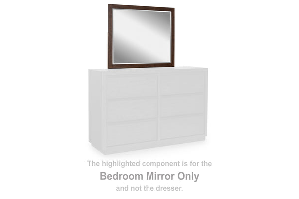 Dilenno Dark Brown Bedroom Mirror (Mirror Only)