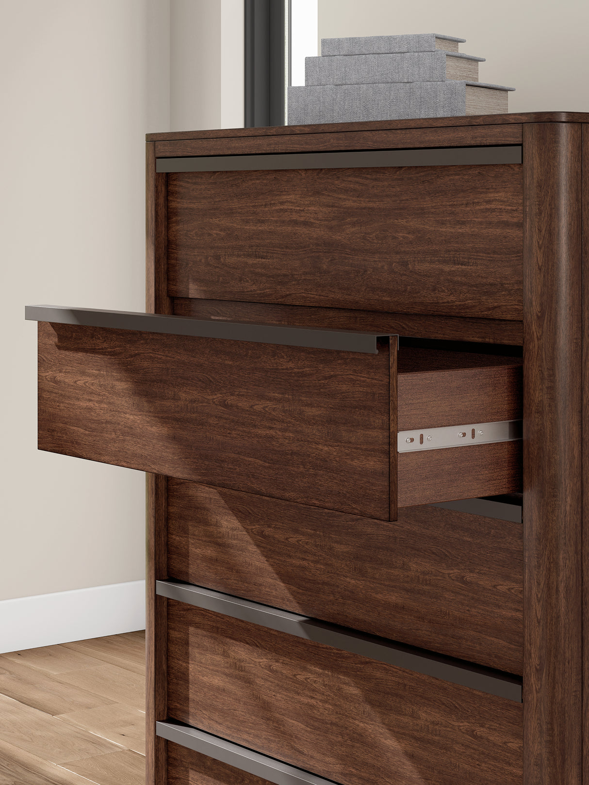 Dilenno Dark Brown Chest of Drawers from Ashley Furniture - Luna Furniture