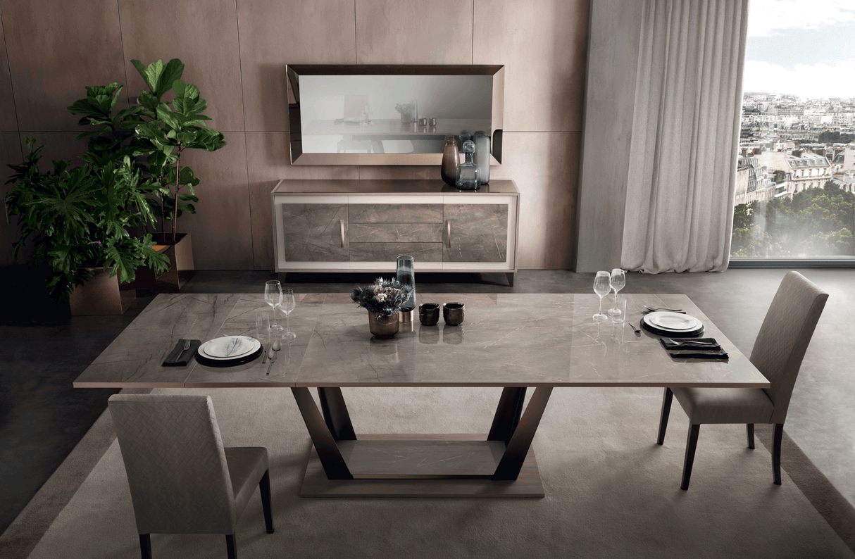 Arredo Ambra 2-Door Glass Cabinet from ESF Furniture - Luna Furniture
