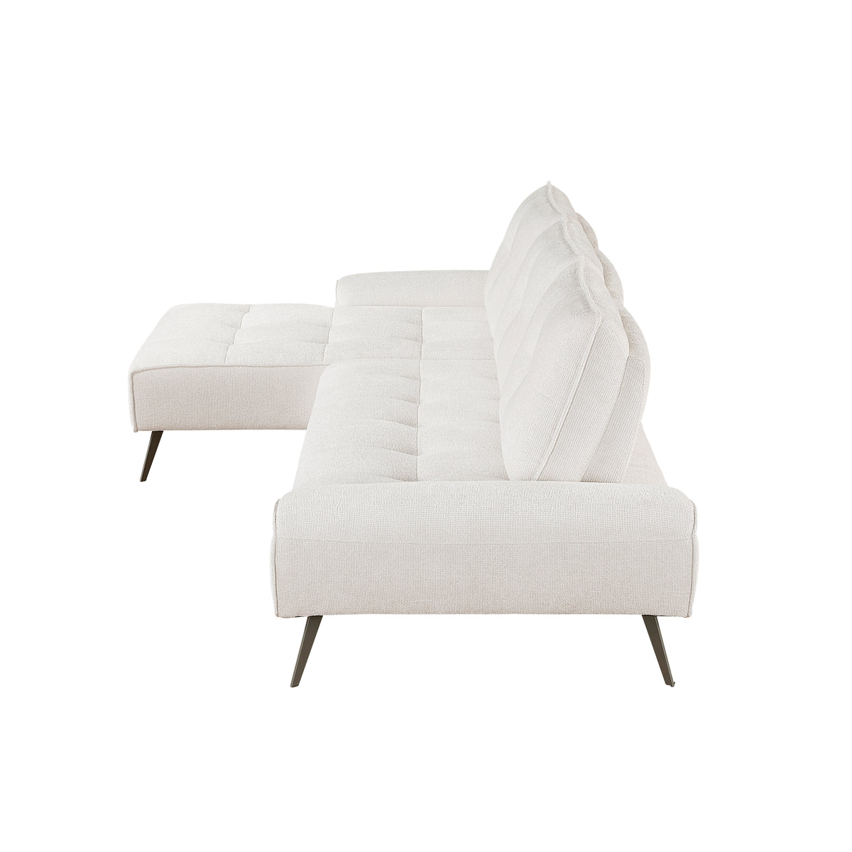 Dominic Beige 2-Piece Sectional with Left Chaise from Homelegance - Luna Furniture