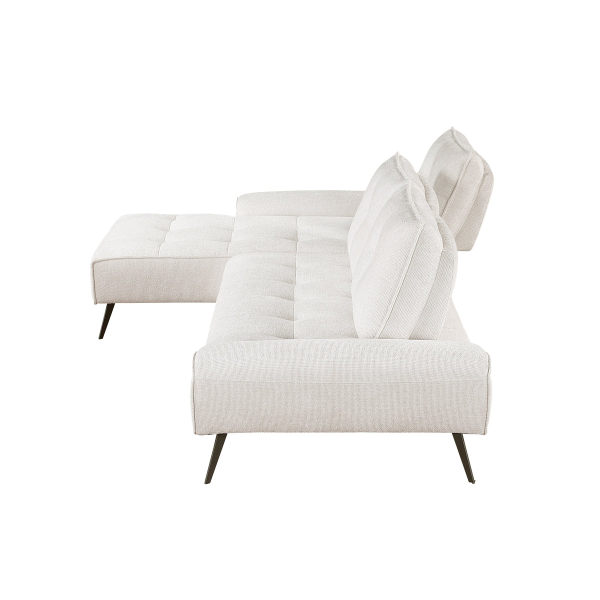 Dominic Beige 2-Piece Sectional with Left Chaise from Homelegance - Luna Furniture