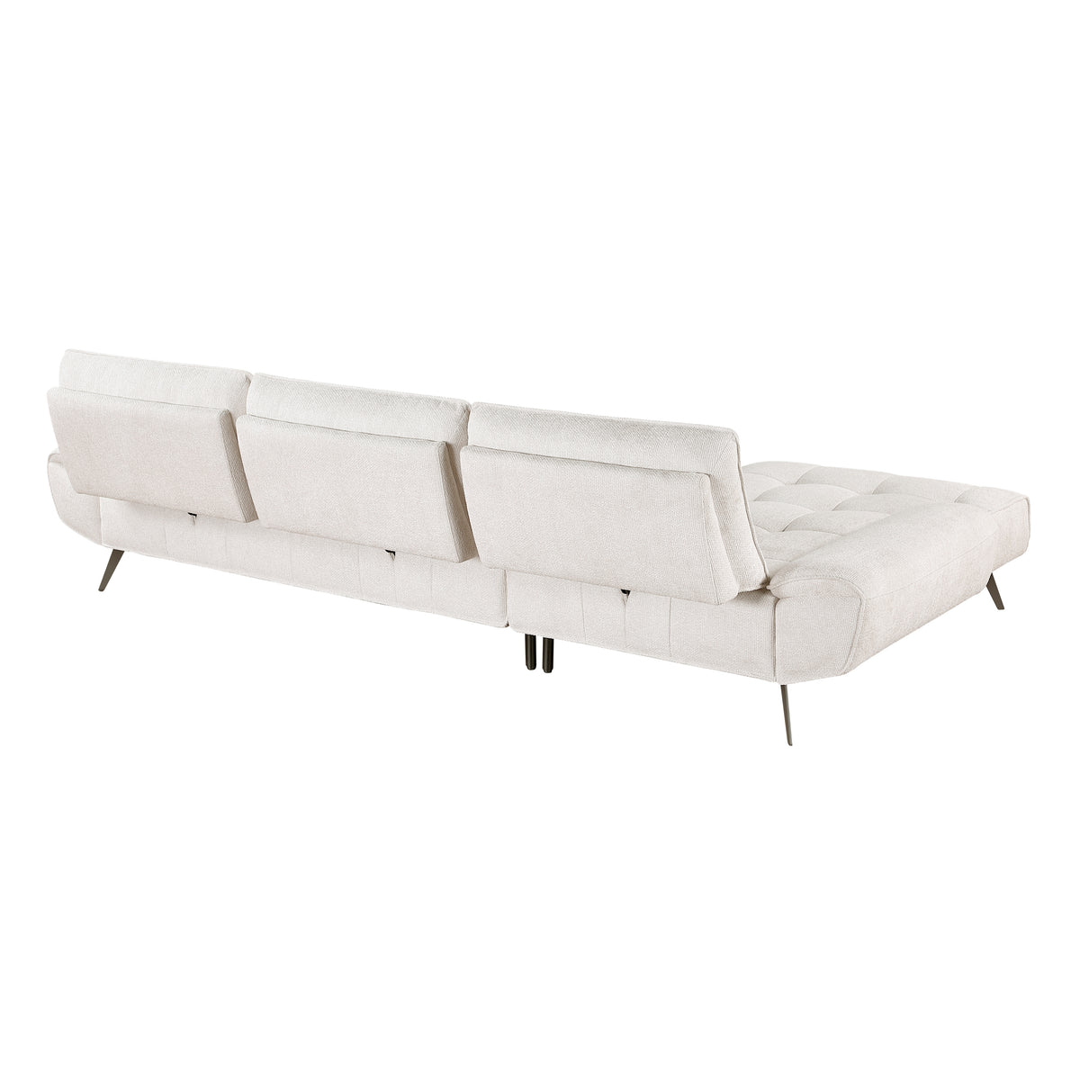Dominic Beige 2-Piece Sectional with Left Chaise from Homelegance - Luna Furniture
