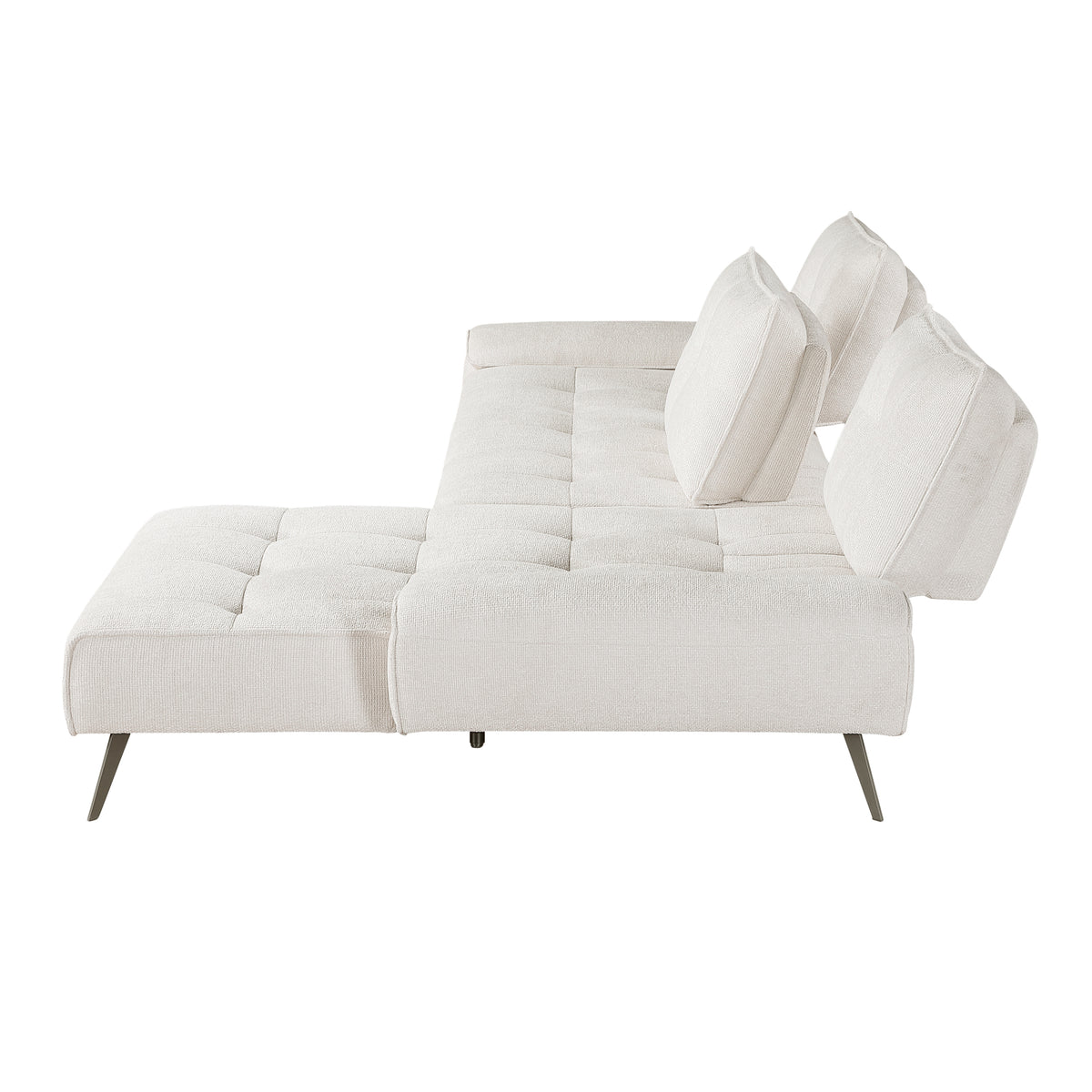 Dominic Beige 2-Piece Sectional with Right Chaise from Homelegance - Luna Furniture