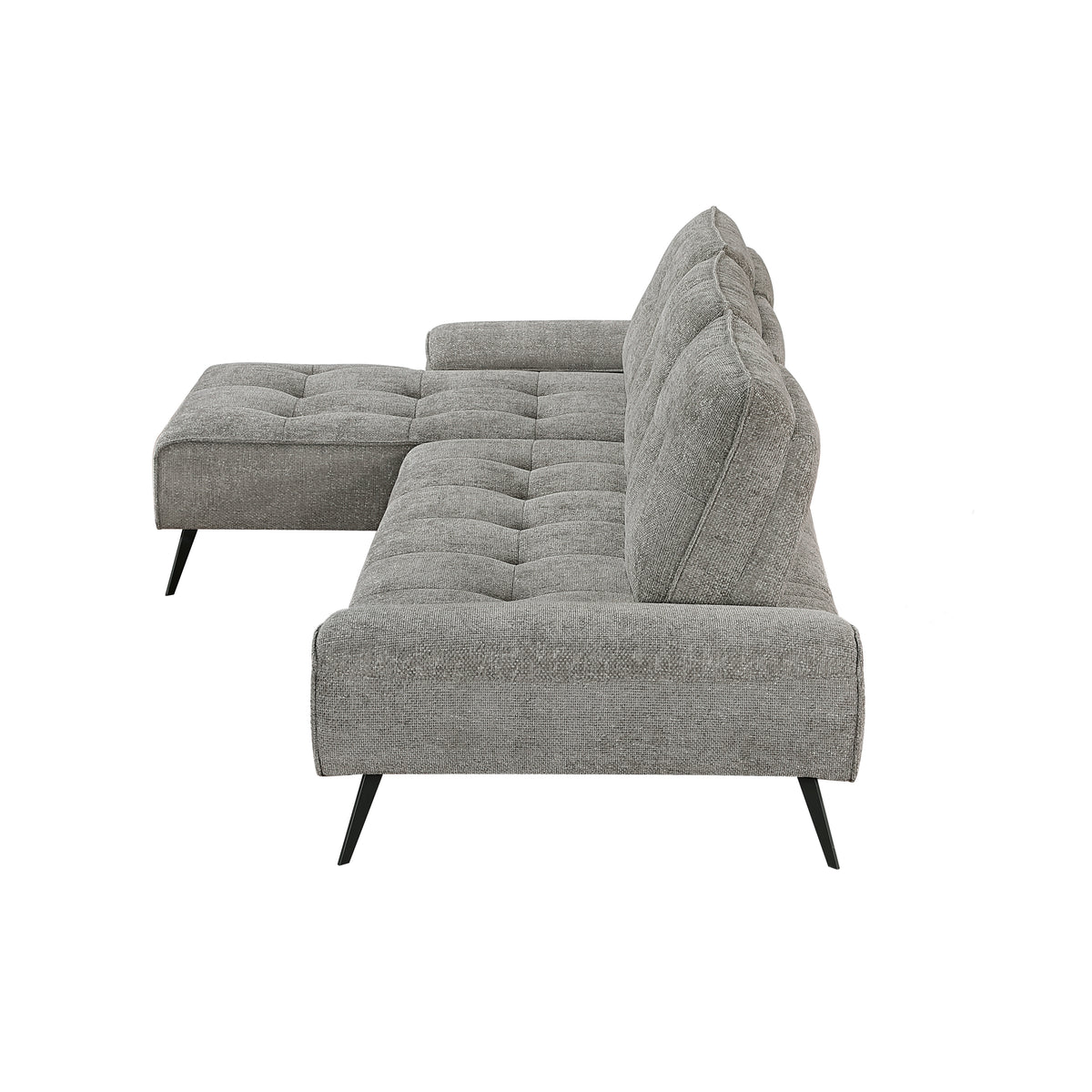 Dominic Dove Gray 2-Piece Sectional with Left Chaise from Homelegance - Luna Furniture