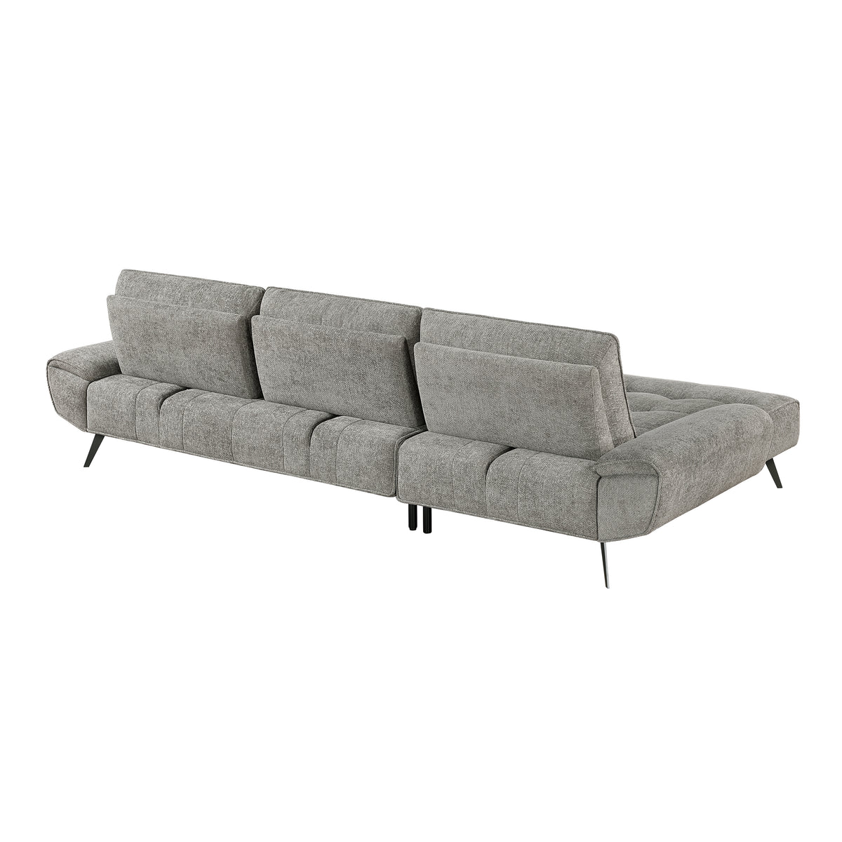 Dominic Dove Gray 2-Piece Sectional with Left Chaise from Homelegance - Luna Furniture
