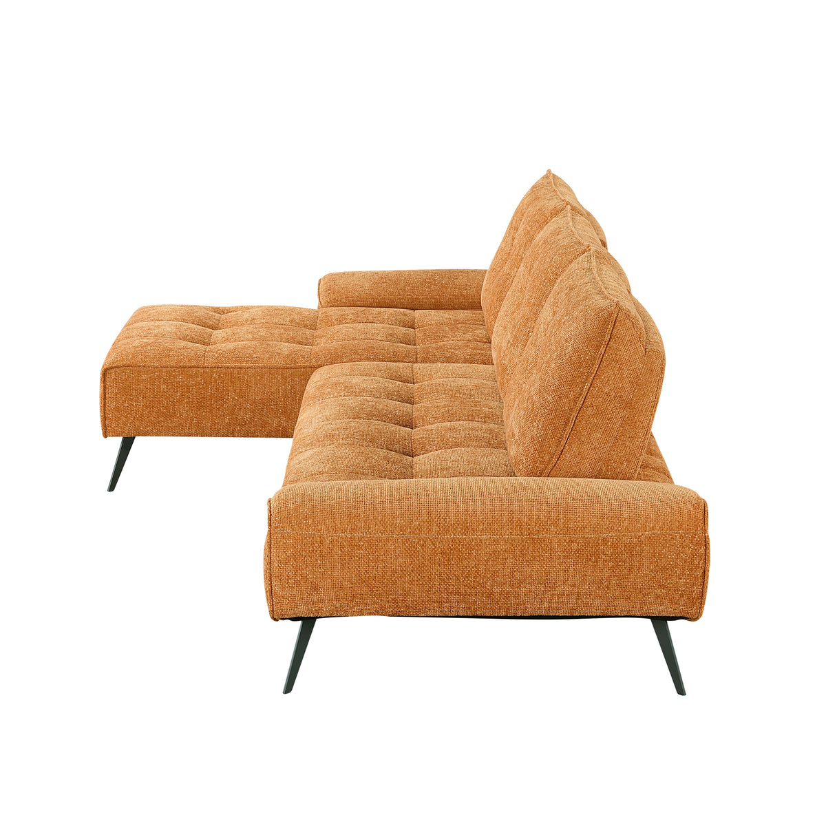 Dominic Orange 2-Piece Sectional with Left Chaise from Homelegance - Luna Furniture