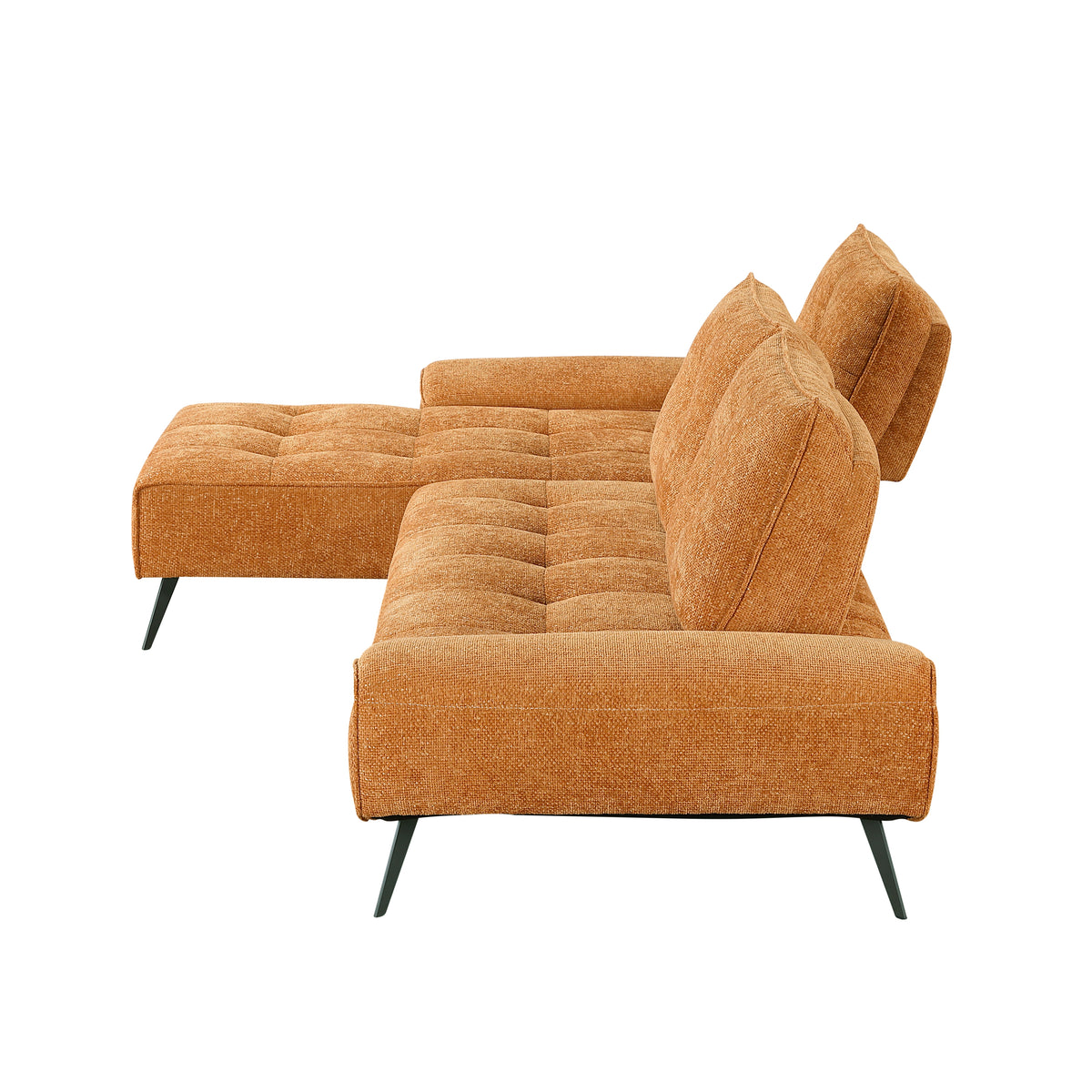 Dominic Orange 2-Piece Sectional with Left Chaise from Homelegance - Luna Furniture