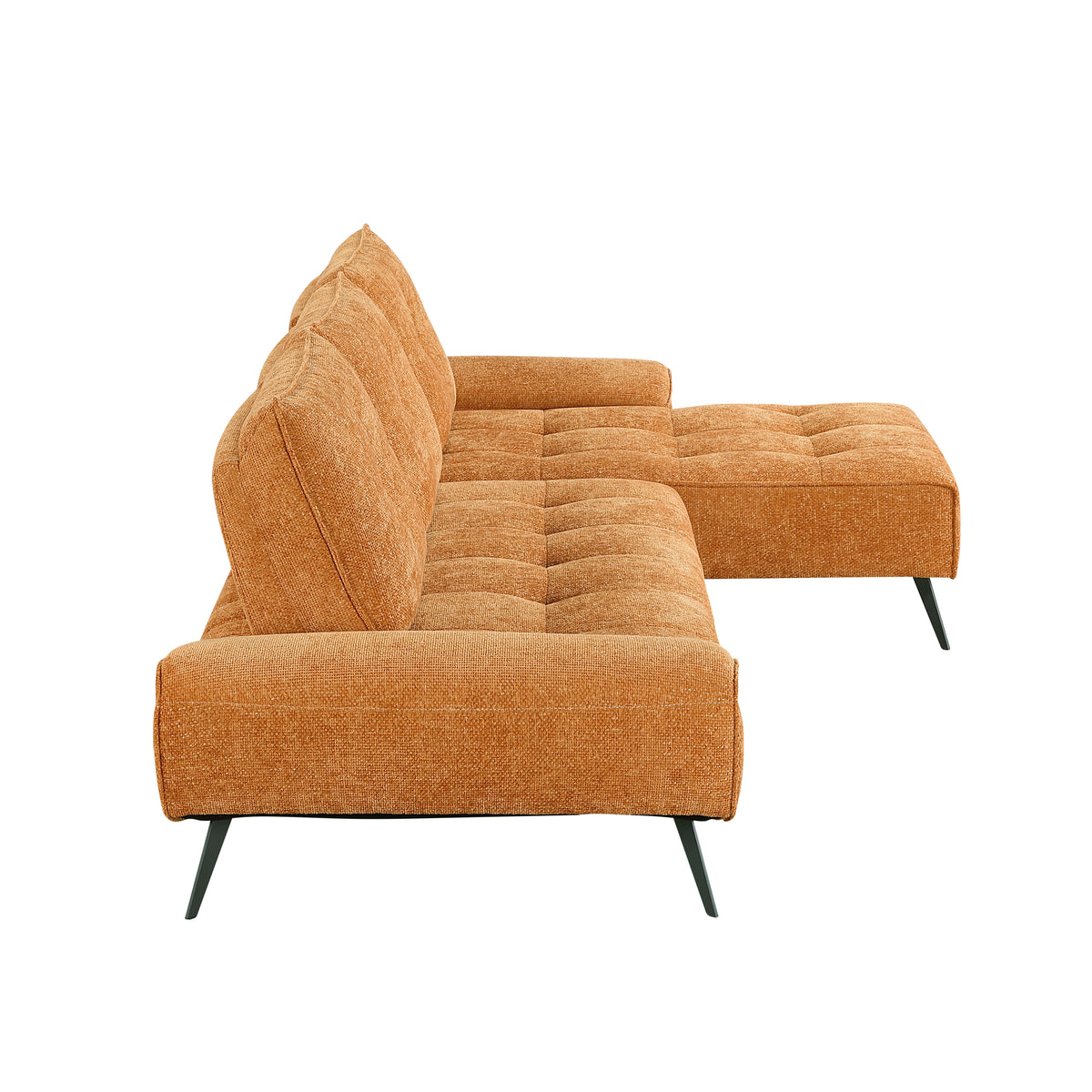 Dominic Orange 2-Piece Sectional with Right Chaise from Homelegance - Luna Furniture
