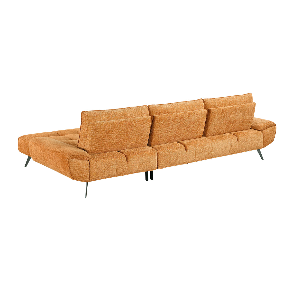 Dominic Orange 2-Piece Sectional with Right Chaise from Homelegance - Luna Furniture