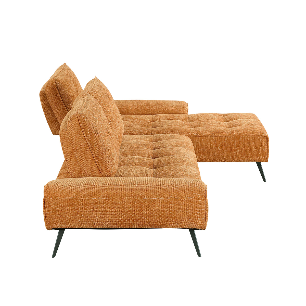 Dominic Orange 2-Piece Sectional with Right Chaise from Homelegance - Luna Furniture